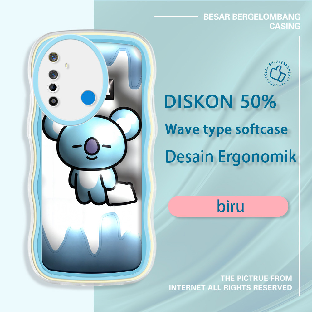 jinsouwe Realme 5 5i 5s 6 6i 6S 7i C17 8 8i 9 11 pro plus 9i  Casing Ponsel  BT21 Baby KOYA 3D BTS  