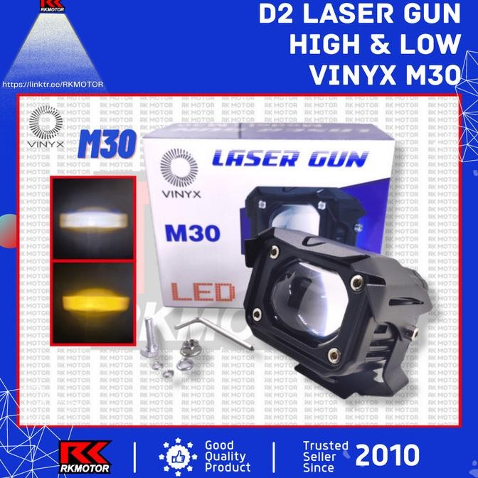 Lampu Tembak Sorot LED Laser Gun VINYX M30 Lasergun D2 30 Watt 2 Warn