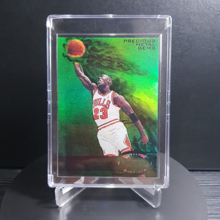 Ready Kartu Basket 1998 Custom Card PMG Green #23 Michael Jordan