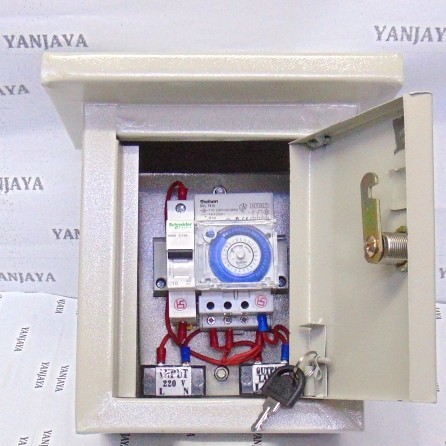 timer theben+box panel/panel lampu taman