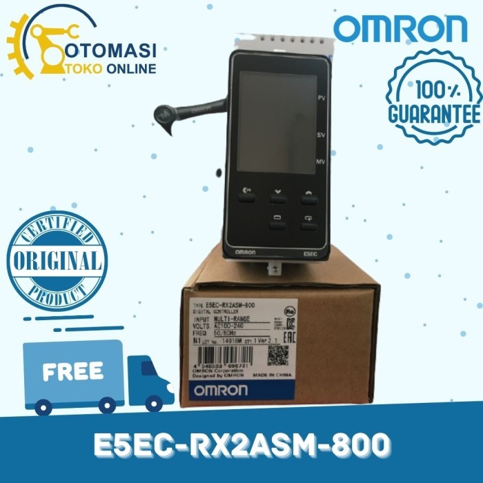 Omron Temperature Controller E5EC-RX2ASM-800