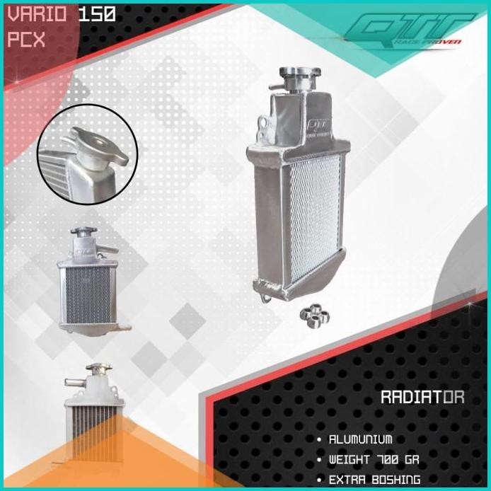 Radiator Alumunium QTT Racing Honda PCX ADV Vario 125 150 140BZ4 tool