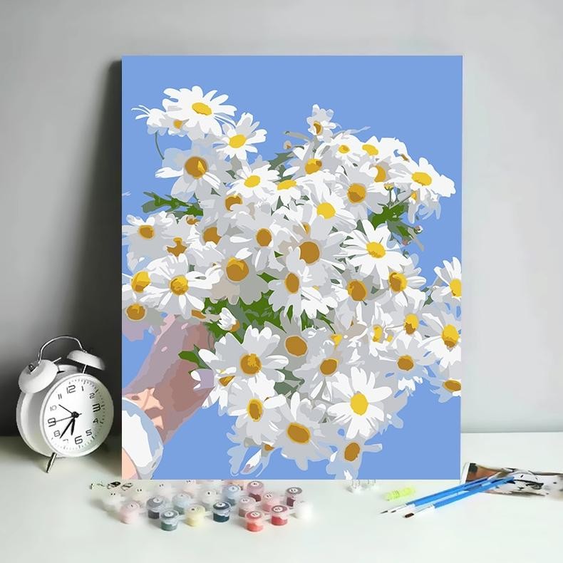 

GA24 [HARU] 30x40cm Paint by Number Kit Canvas DIY Floral Scenery Kanvas Lukis Set Menggambar Melukis Sale