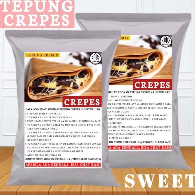 

Tepung Crepes Premix Instan Siap Pakai
