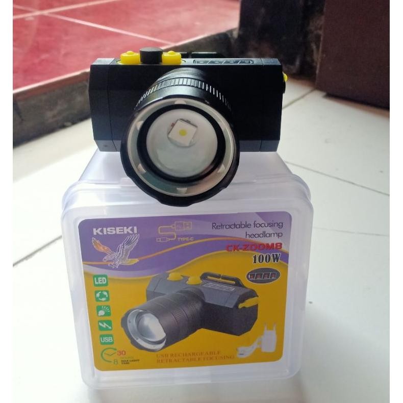 LNB-1217 Senter Kepala Kiseki 100watt ZOOM 8, Kiseki Senter Zoom Sale