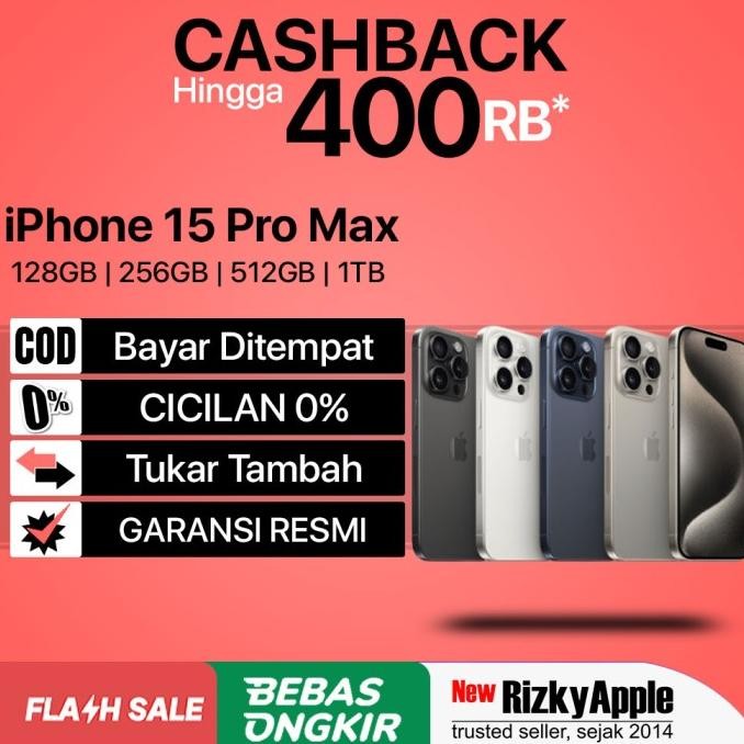 [ READY ] [ Resmi iBox ] iPhone 15 Pro - iPhone 15 Pro Max 128GB 256GB 512GB 1TB