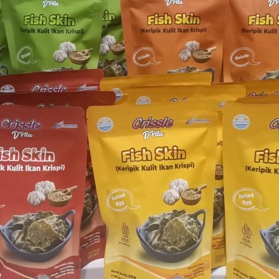 

Crissle D'Pita (Fish Skin Chips/Keripik Kulit Ikan Krispi)