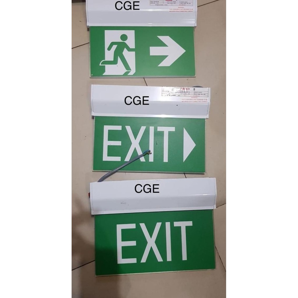 Lampu Exit Emergency / Exit Lamp / Emergency Exit Vitalite