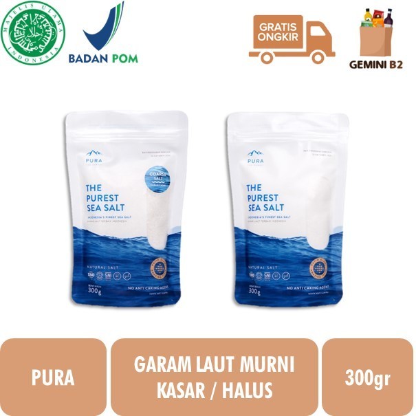 

Pura Garam Laut Alami Murni / Pure Natural Sea Salt 300Gr - Adelineez