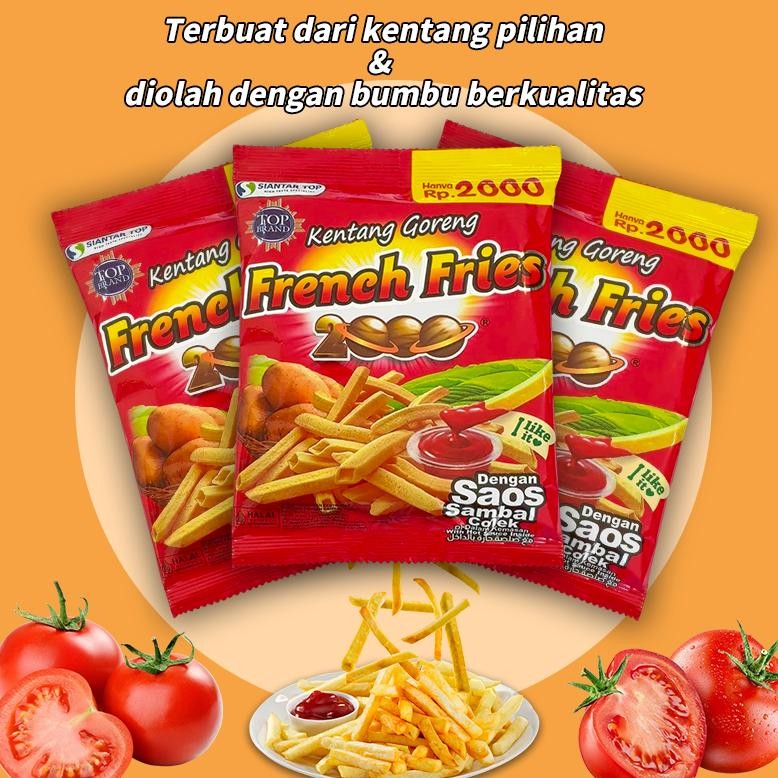 

French Fries 2000 / Snack kentang Goreng / Rasa Potato & Sambal Colek