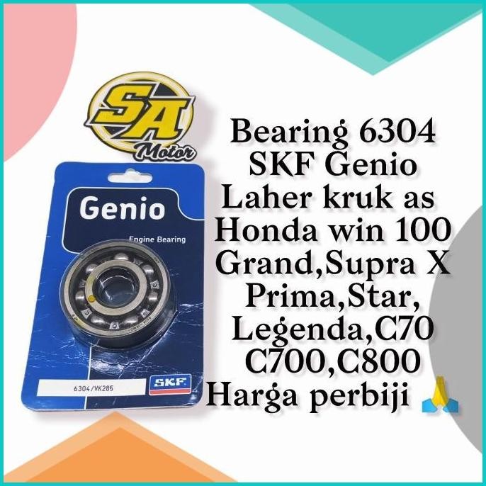 LAHER LAKER SKF GENIO 6304 KRUK AS GRAND JUPITER RX KING SUPRA LAMA 1