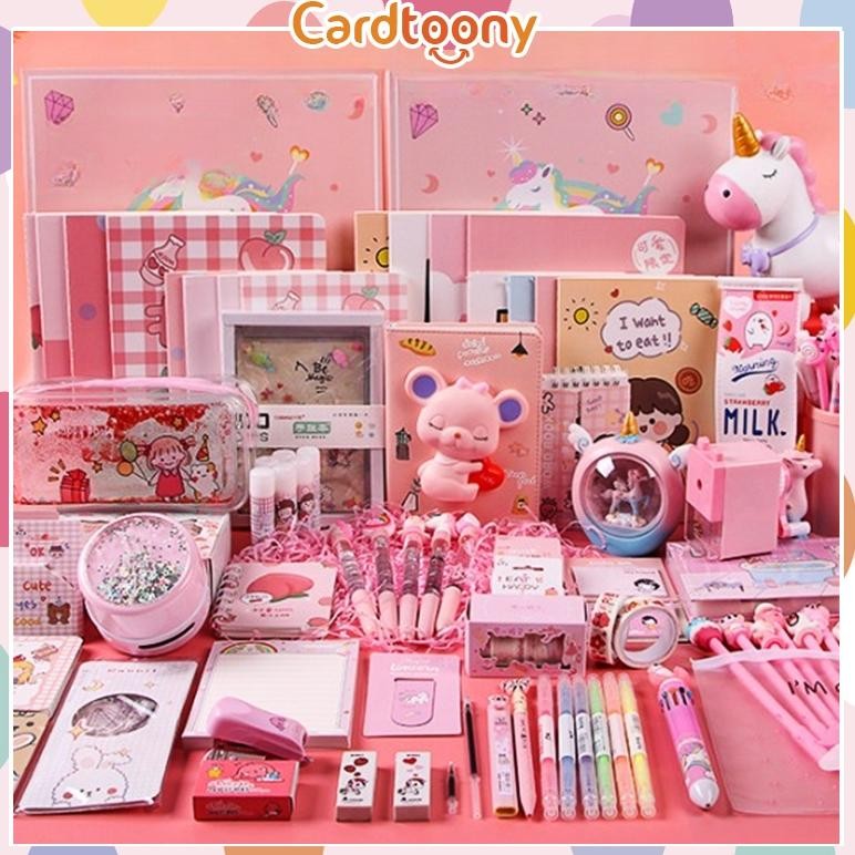 

Murah Paket Alat Tulis Kiloan Pulpen Stiker Memo Tempel Penghapus Pensil Buku Penggaris Rautan Stationery Gunting Stapler Stationery Set Terlaris