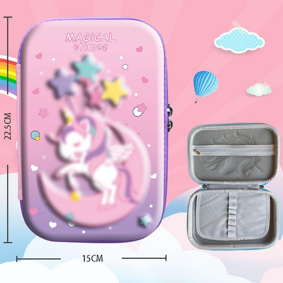 

tu-67 Kotak Pensil 3D Karakter Kartun Lucu / Tempat Pensil Anak Sekolah / Kotak Pensil Besar Pencil Case Cartoon / Tempat Pinsil Kotak Besar Alat Tulis Import stockami A82 Premium