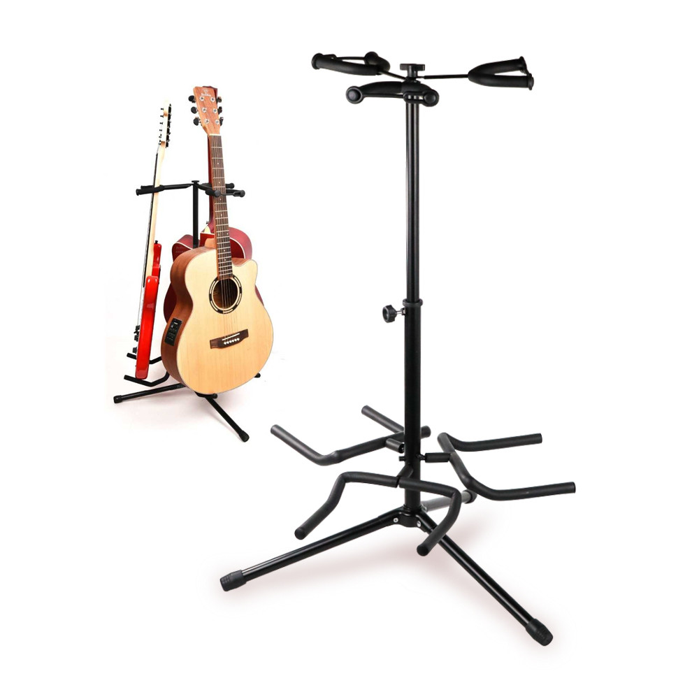 Gitar Folding 3 Dock Adjustable Besi - HK434 - Hitam | Aksesoris Gitar | Pusat Belanja Viral Store J