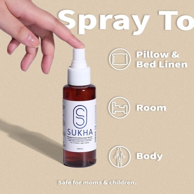 Sukha Pulas - Natural Deep Sleep Aid Aromatherapy Spray 100Ml