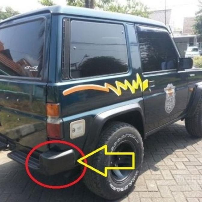 Honda Tanduk Kuping Bumper Belakang 1 Set Taft Gt Rocky Feroza