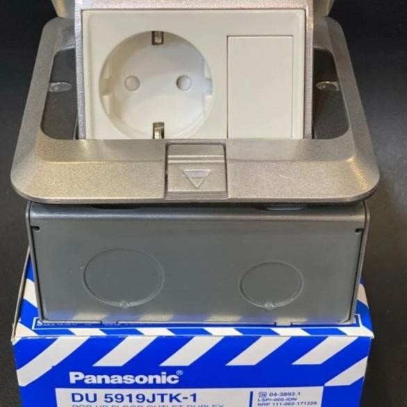 Stop Kontak Lantai Du5919Jtk-1 Stop Arde + Blank Du5919