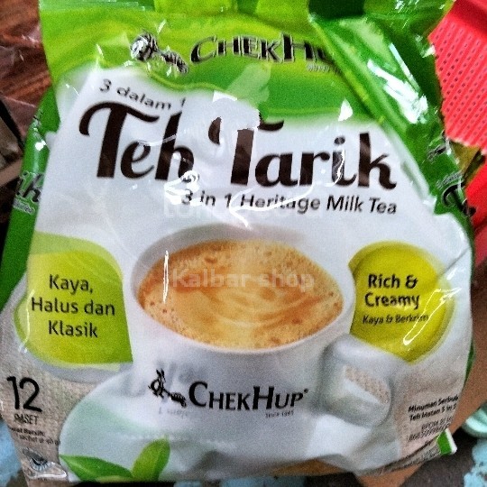 

Chek Hup Teh Tarik 3 In 1 / Malaysian Tea / Minuman Serbuk Teh Instan