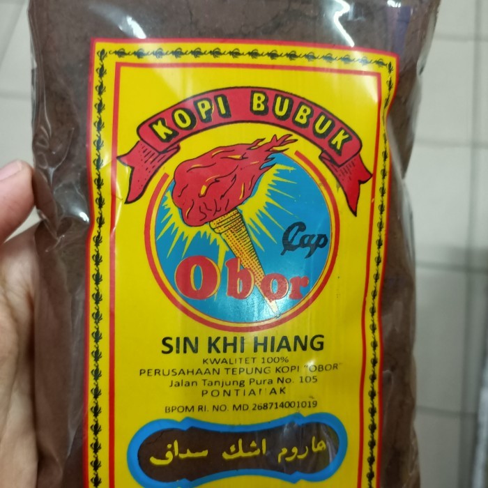 

Kopi Bubuk Cap Obor Sin Khi Hiang (1Kg) Kopi Kampung Asli Pontianak