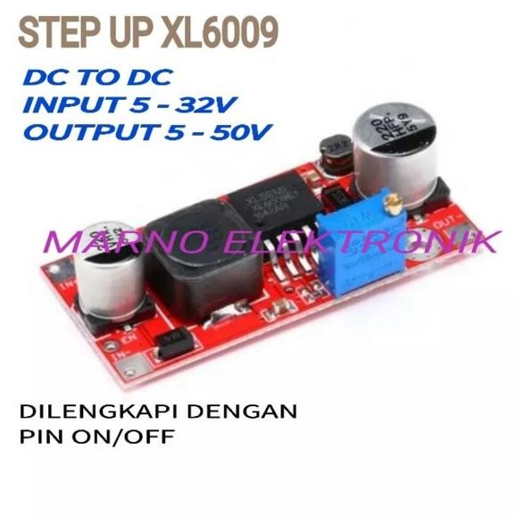 STEP UP MERAH XL6009 OUTPUT SAMPAI 50V DC TO DC STEP UP
