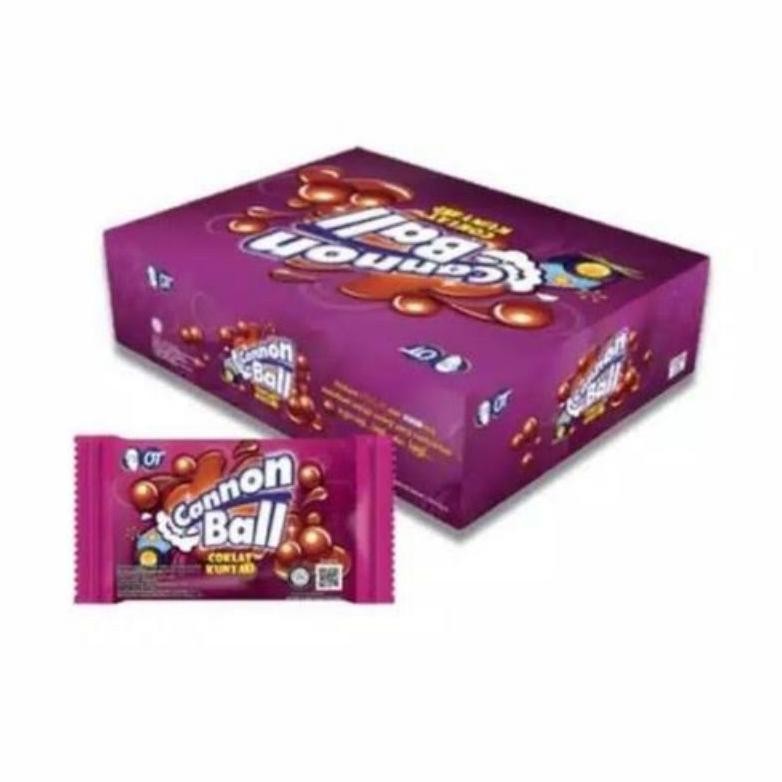 

Permen Coklat Kunyah Cannon Ball box isi 24 pcs