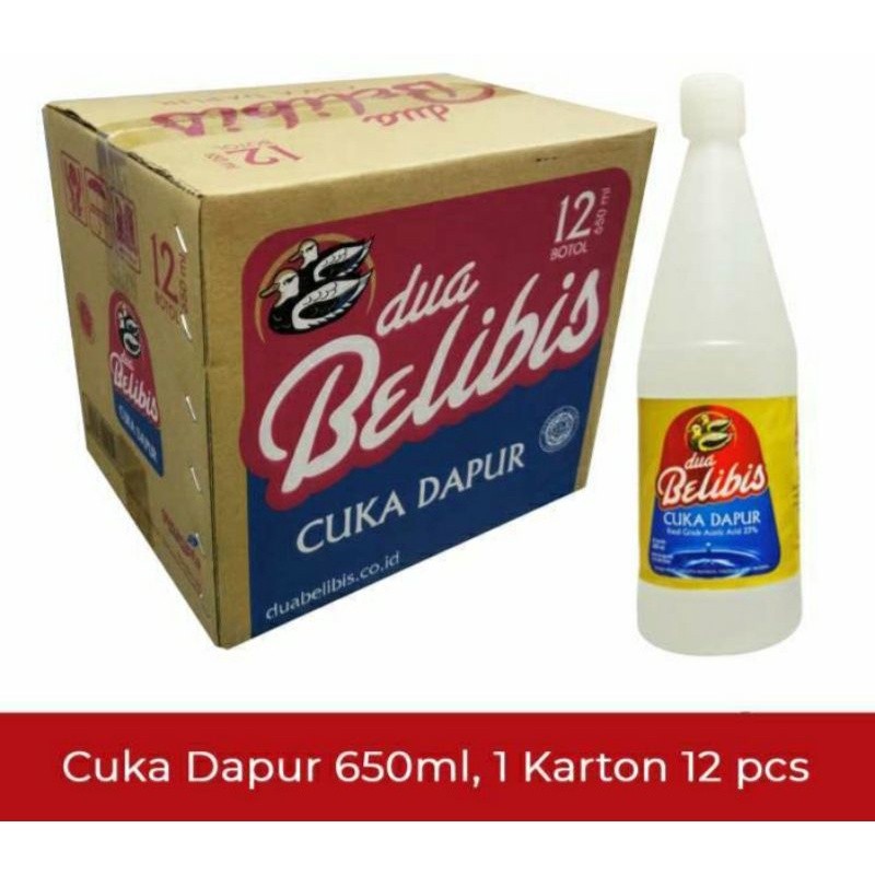 

Cuka dua belibis 12 pcs x 650ml