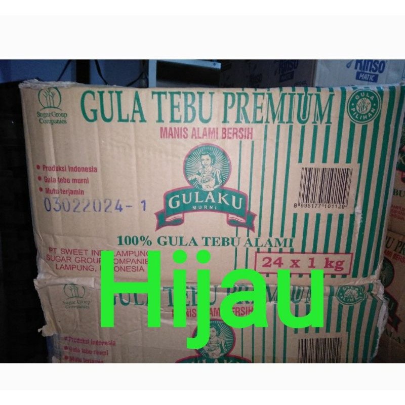 

Gulaku 1kg putih per dus isi 24pcs