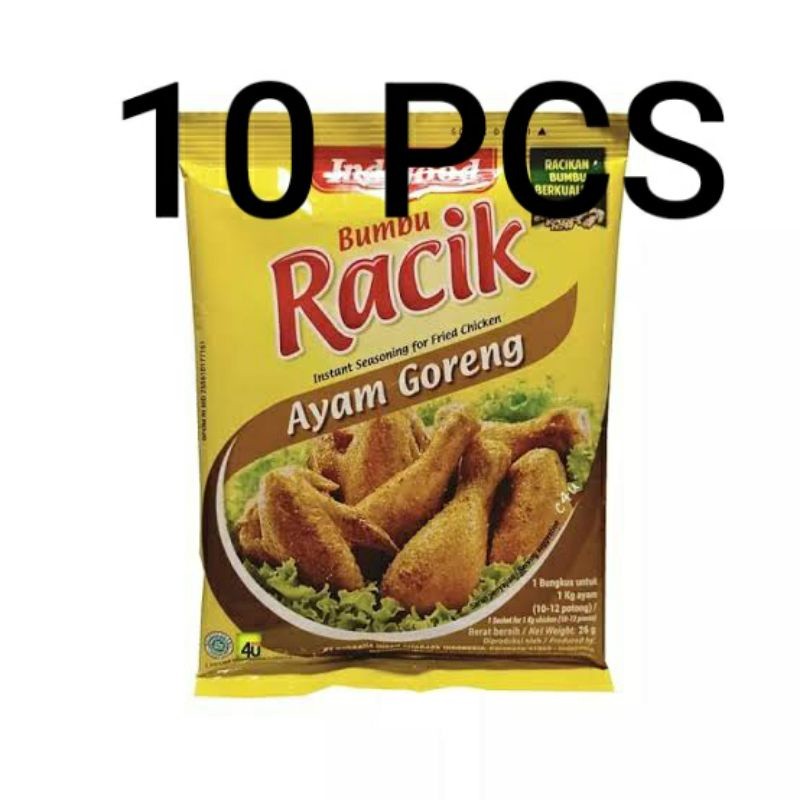 

Bumbu racik ayam goreng gantung 20 gr x 10 sachet per renceng