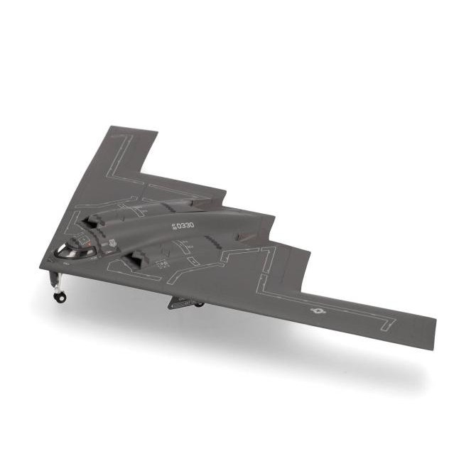 Diecast Pesawat Herpa U.S. Air Force Northrop Grumman B-2A Spirit 393rd Bomb Squadron, Whiteman "Spi