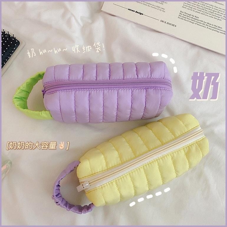 

SALE MAKE UP POUCH PUFFY PASTEL COLOR / KOTAK TEMPAT MAKEUP / TEMPAT PERALATAN TULIS SERBAGUNA rd-67