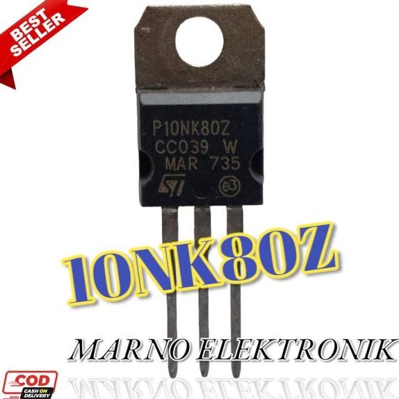 IC TR TRANSISTOR 10NK80Z 10NK80 ASLI ORIGINAL ORI