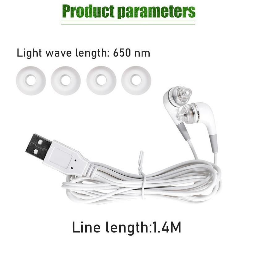 Alat Pijat & Terapi Aksesoris Terapi Tinitus Telinga untuk Jam Laser 650nm Cocok untuk Dr.Laser