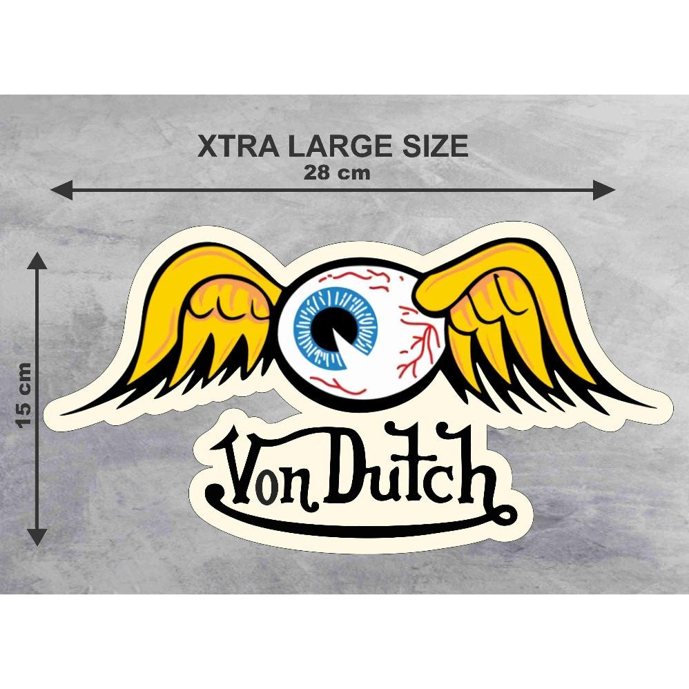

STICKER VON DUTCH - STICKER LOGO BRAND - STIKER MOTOR - STIKER HELM - STICKER PACK LAPTOP TUMBLER HP