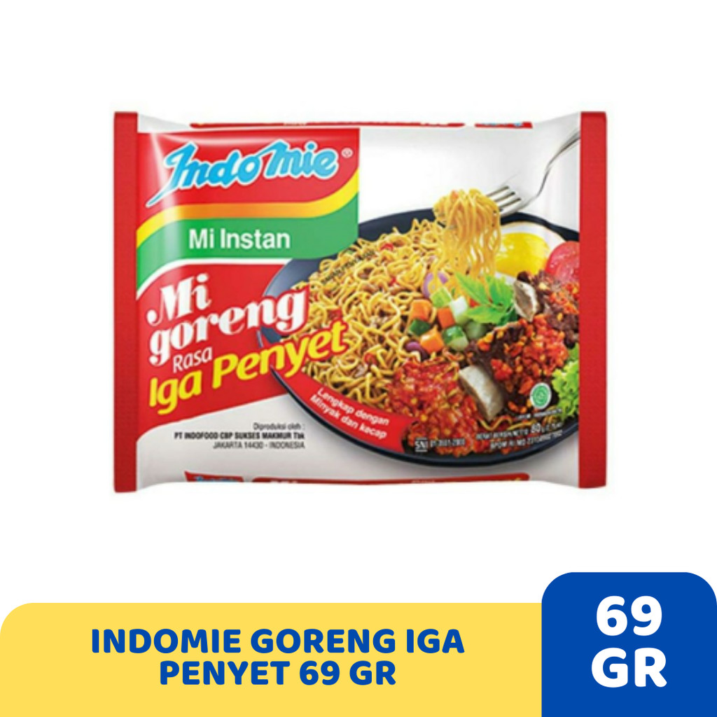 

INDOMIE GORENG IGA PENYET 69 GR