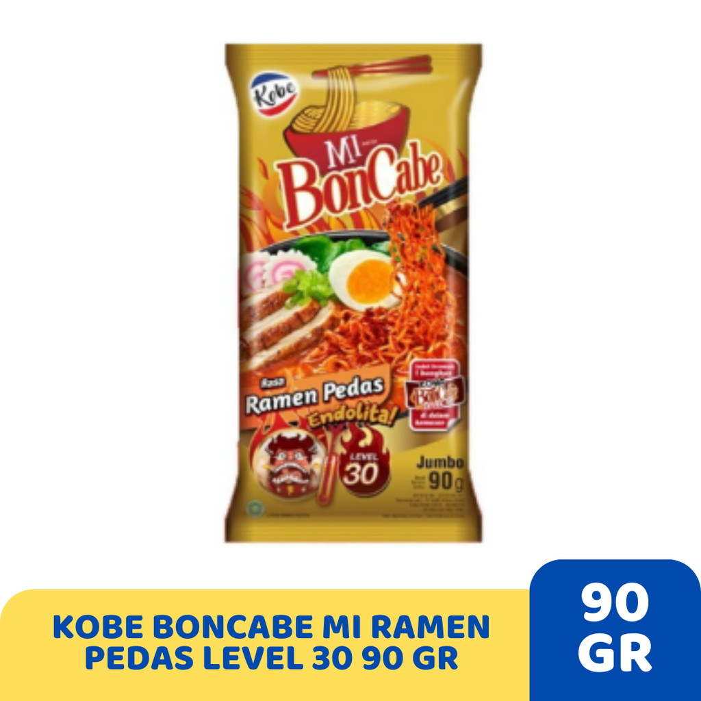 

KOBE BONCABE MI RAMEN PEDAS LEVEL 30 90 GR