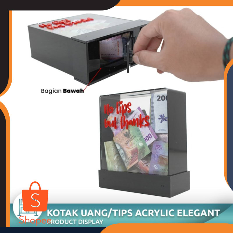 

Grosir Kotak Thanks For Your Tips I Box Uang Tip Akrilik - Small Keren