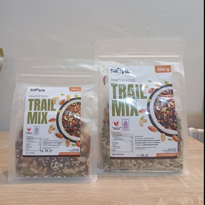 

Trail Mix Campuran Biji - Bijian Pilihan Kaya Serat Pangan Healthy Food 100% Organic Gerai Moslem
