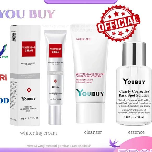 Youbuy Paket Kombo Facial Wash,Essence, Dan Krim