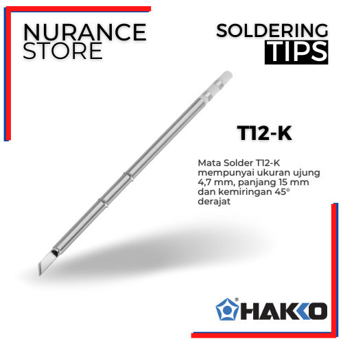 MATA SOLDER HAKKO T12-K (MATA SOLDER U HAKKO FX-951)