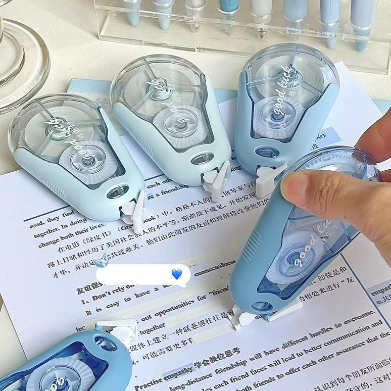 

YBW-2429 Winzige Set 5 Pita Koreksi Tip Ex Kertas Lucu 100m Correction Tape Morandi Aesthetic Stationery Alat Tulis Terlaris