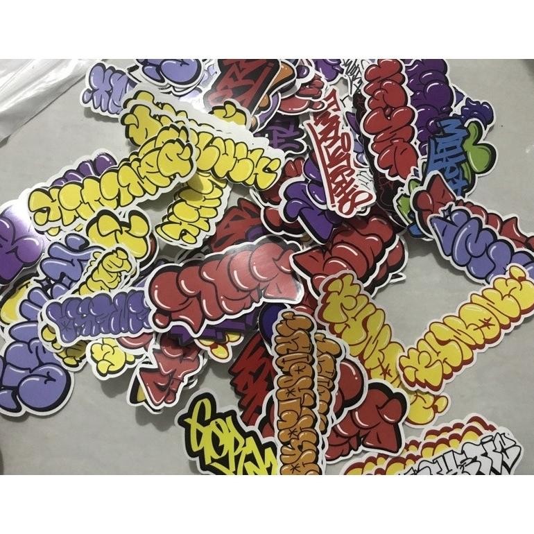 

PK32 sticker random graffiti isi 25pcs Termurah