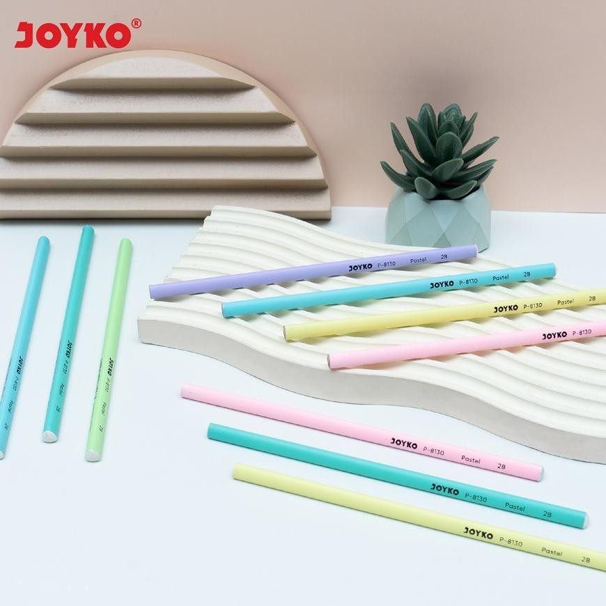 

XD27 Pencil / Pensil Joyko P-8130 / 2B / 1 Drum 36 Pcs / Pastel Terlaris