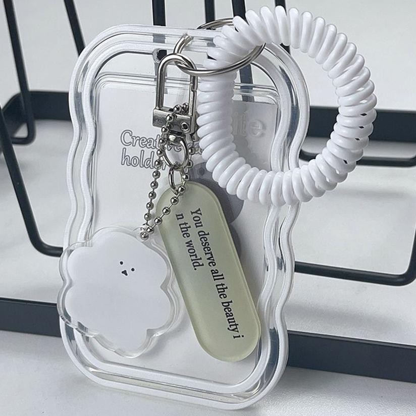 

et-98 Plastik Id Card Holder Transparan Frame Id Card Clear Tempat Kartu Name Tag Diy Dengan Gelang Premium