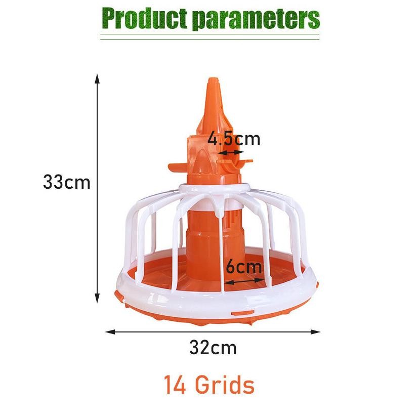 Mangkuk & Feeder Pan Feeder 14 Lopang / Tempat Pakan Ayam Otomatis / Alat Ternak Ayam Unggas
