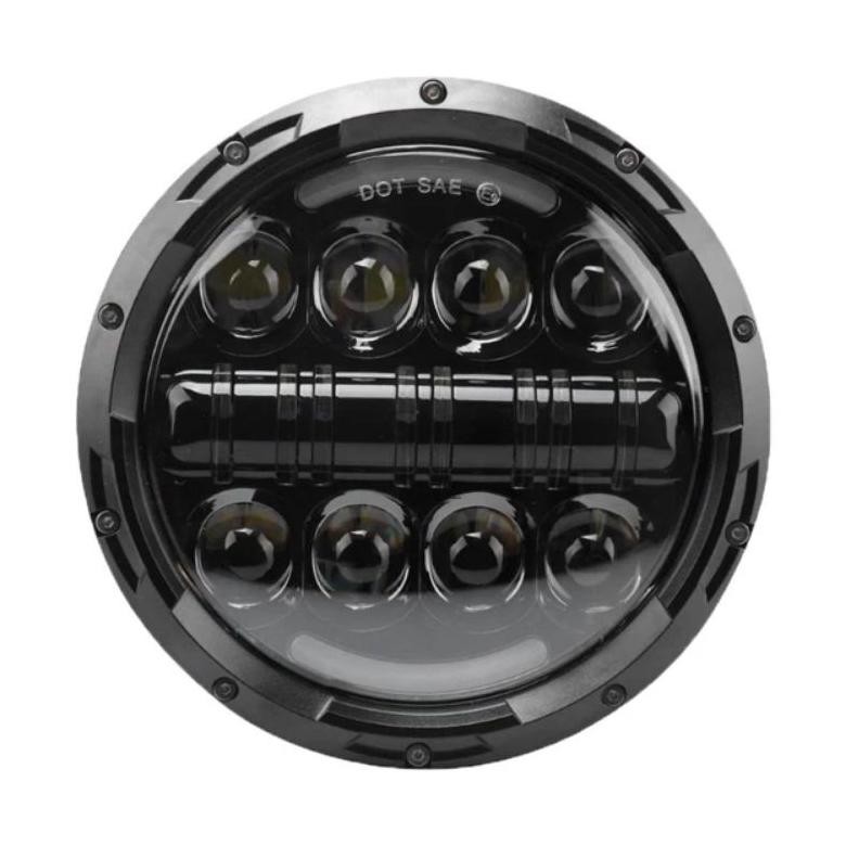 PROMO Daymaker 16 LED 7 INCH DRL Sein Bisa High Low Headlamp For Jeep Jimny katana Rubicon HARTOP HA