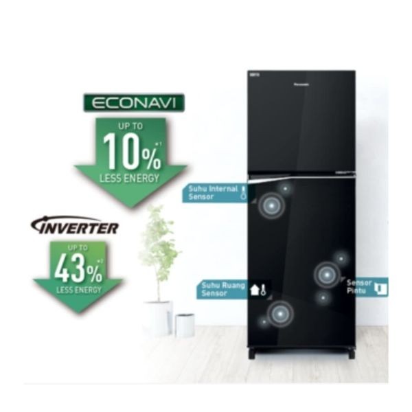 Panasonic NR-BB211Q-PK Kulkas 2 Pintu NRBB211QPK