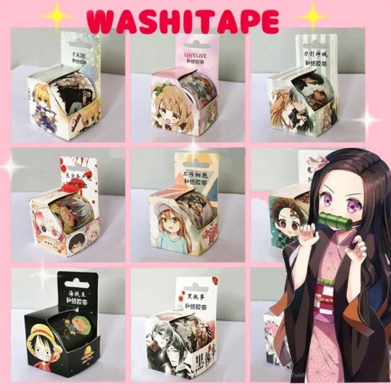 

gq-68 washitape anime/lem kertas anime Murah