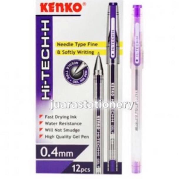 

er-56 ( 1 LUSIN 12PCS ) Pulpen Hitech Kenko Pink Oren Ungu Hijau/ Benefit/ Koala Viral