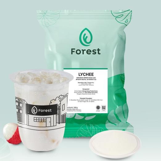 

Bubuk Numan Lychee Powder - Forest Bubble Drink