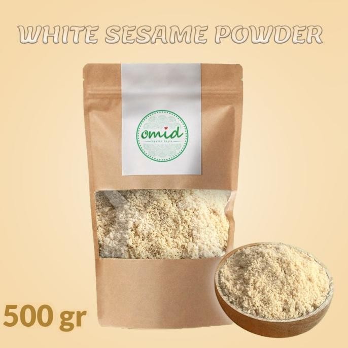 

Organic White Roasted Sesame Seeds (Biji Wijen Putih Panggang) 500gr LT
